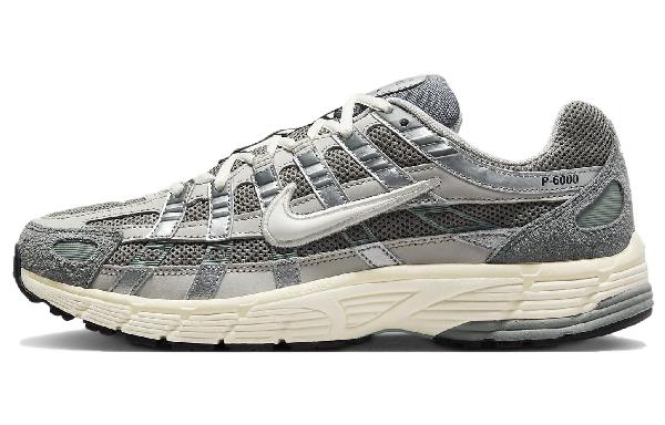 Nike P-6000 White Silver