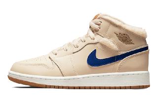 Jordan Air Jordan 1 Mid "Fleece" Swoosh GS