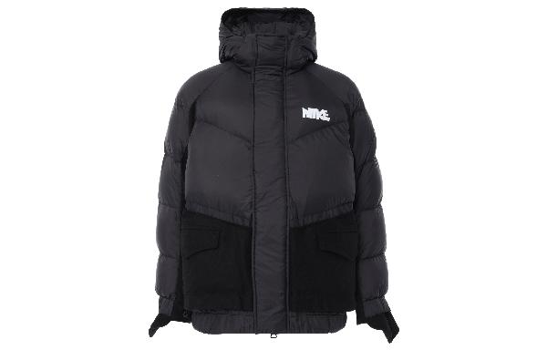 Nike x Sacai Hooded Down Parka Black