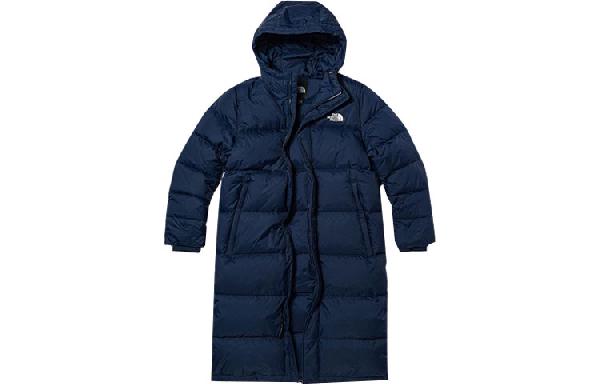 The North Face Logo Zip Hoodie Blue