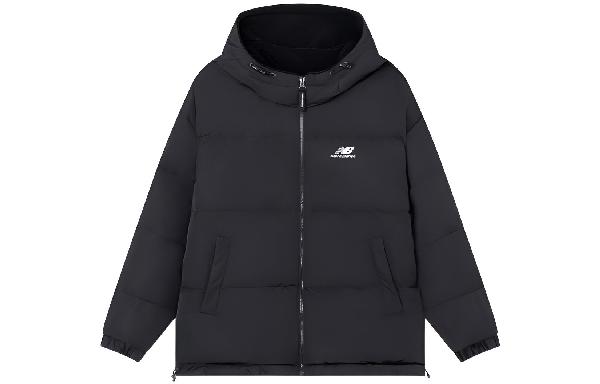 New Balance Reversible Logo Puffer Jacket Black
