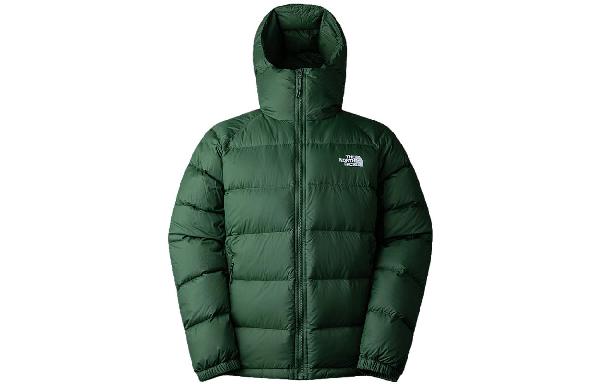 The North Face Hooded Down Jacket Green
