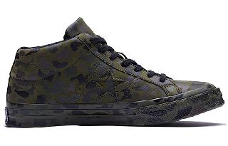 Converse One Star Camo Green