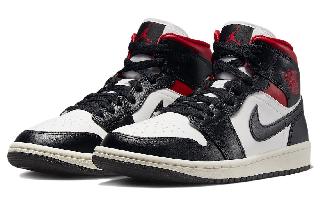 Jordan Air Jordan 1 Mid Black White Red