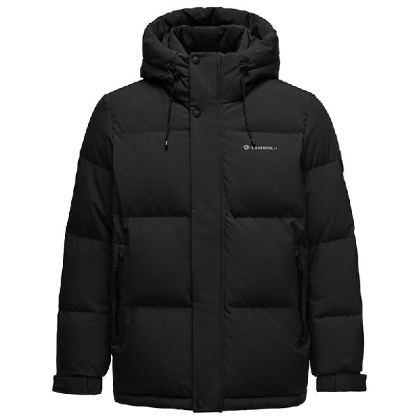 Tambour Bread Short Hooded Down Jacket